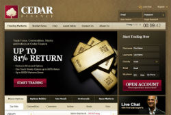 cedarfinance homepage