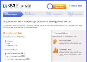 open account gci